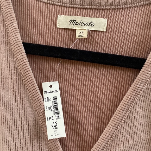 Madewell Corduroy Wrap Top - Picture 4 of 4